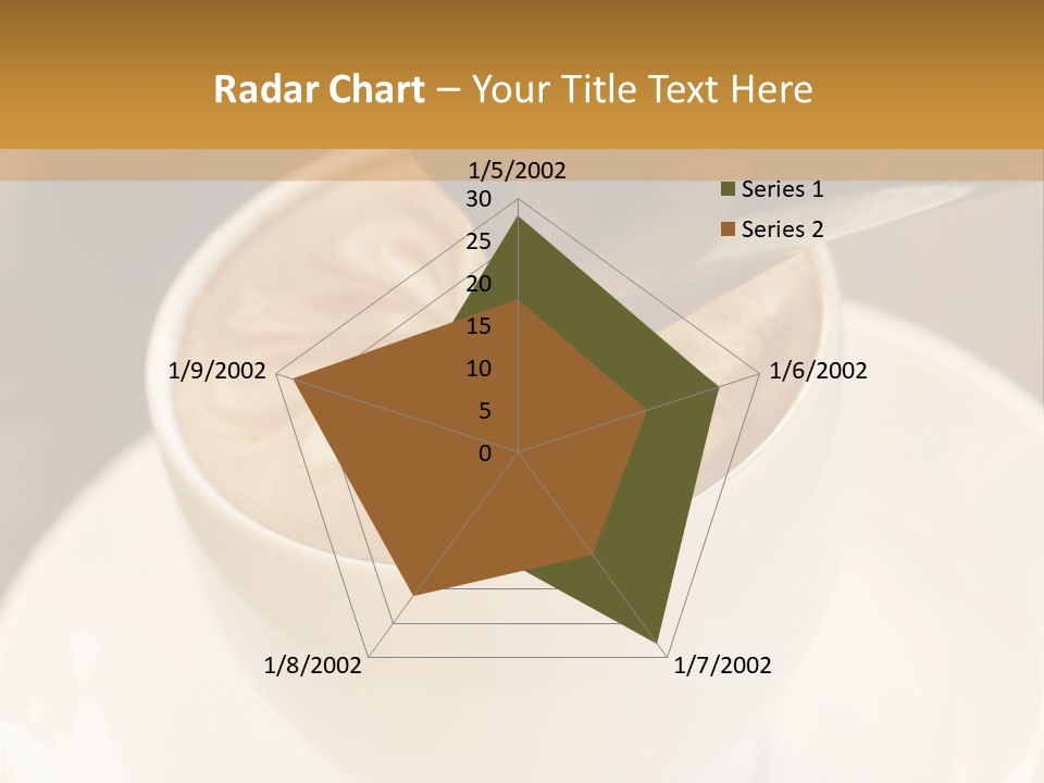 Cafe Dishware Refreshment PowerPoint Template