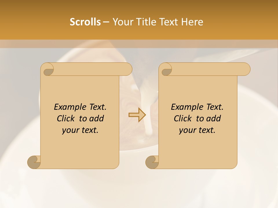 Cafe Dishware Refreshment PowerPoint Template