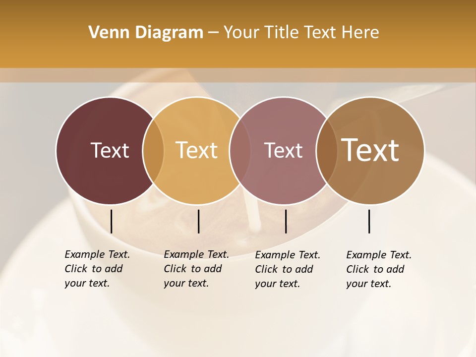 Cafe Dishware Refreshment PowerPoint Template