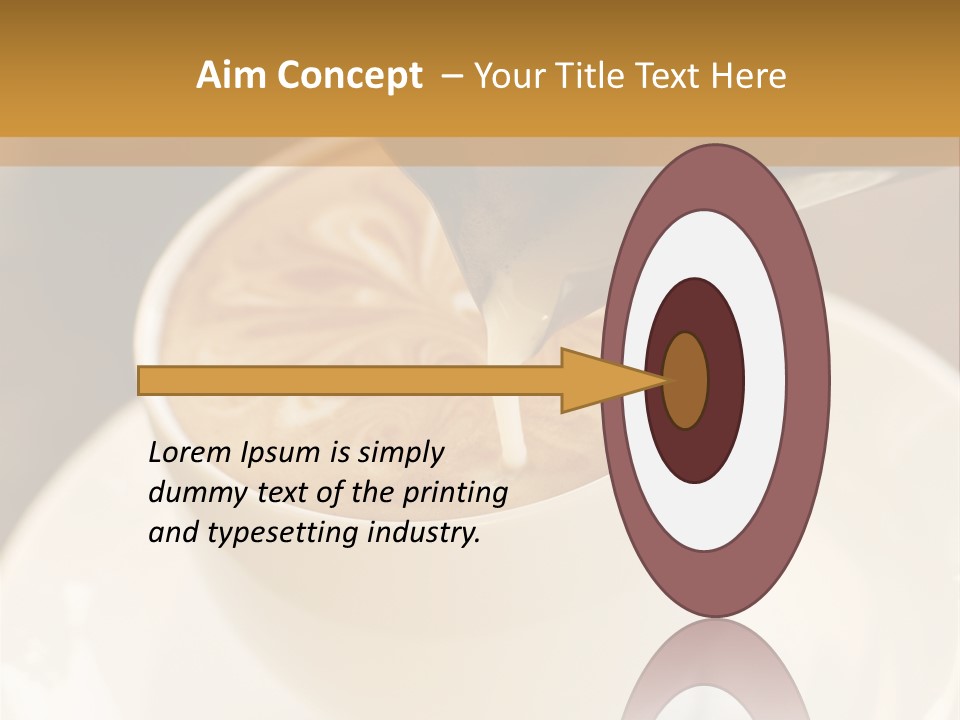 Cafe Dishware Refreshment PowerPoint Template