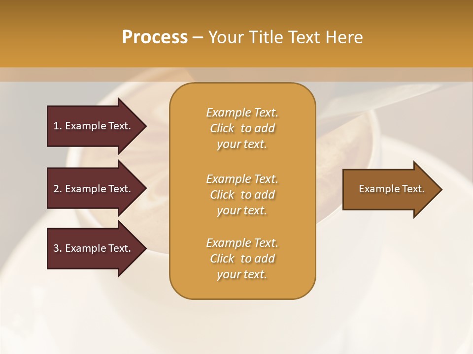 Cafe Dishware Refreshment PowerPoint Template