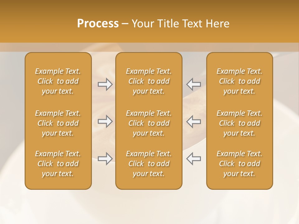 Cafe Dishware Refreshment PowerPoint Template