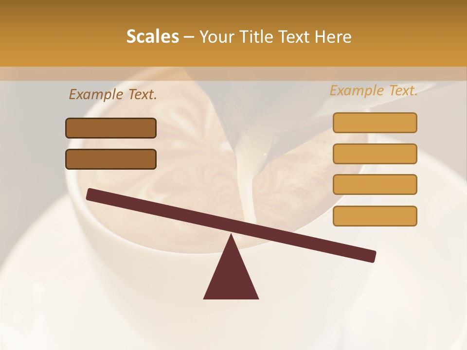 Cafe Dishware Refreshment PowerPoint Template