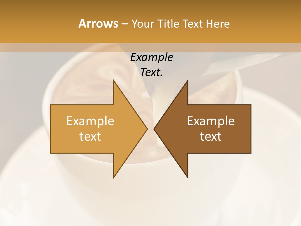 Cafe Dishware Refreshment PowerPoint Template