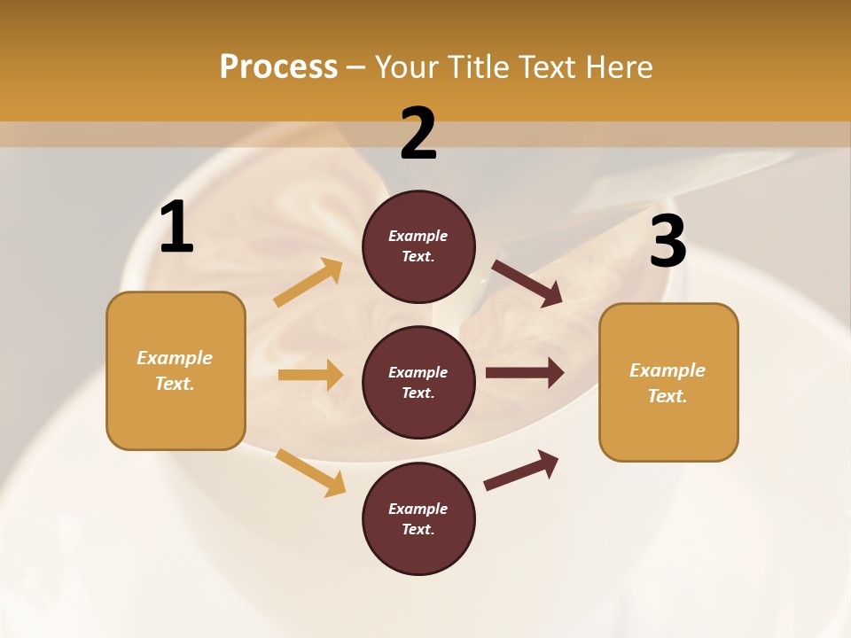 Cafe Dishware Refreshment PowerPoint Template