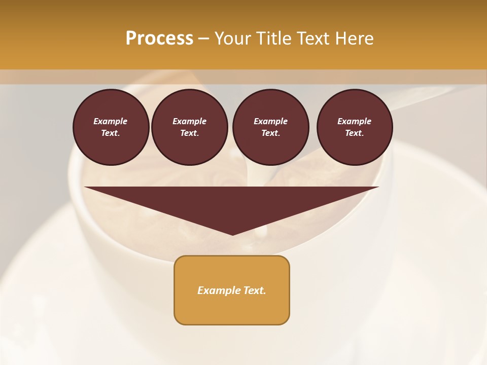 Cafe Dishware Refreshment PowerPoint Template
