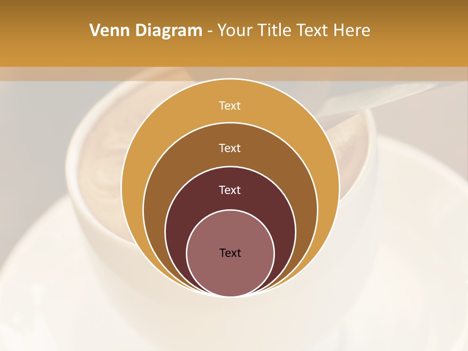 Cafe Dishware Refreshment PowerPoint Template