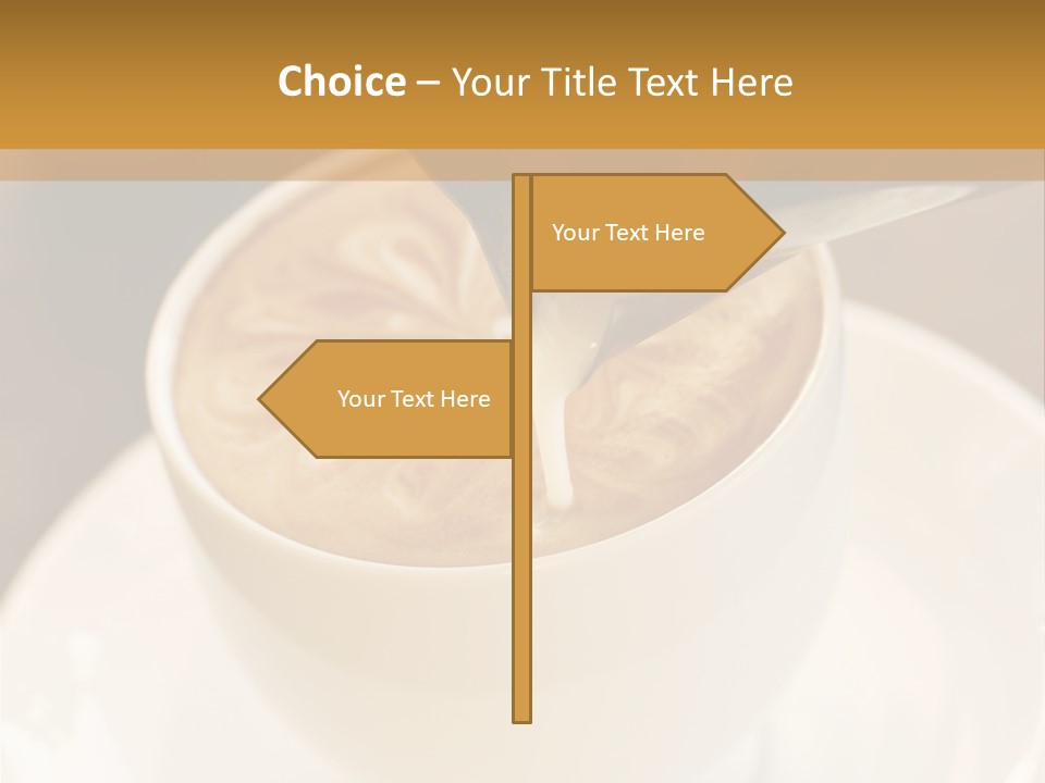 Cafe Dishware Refreshment PowerPoint Template