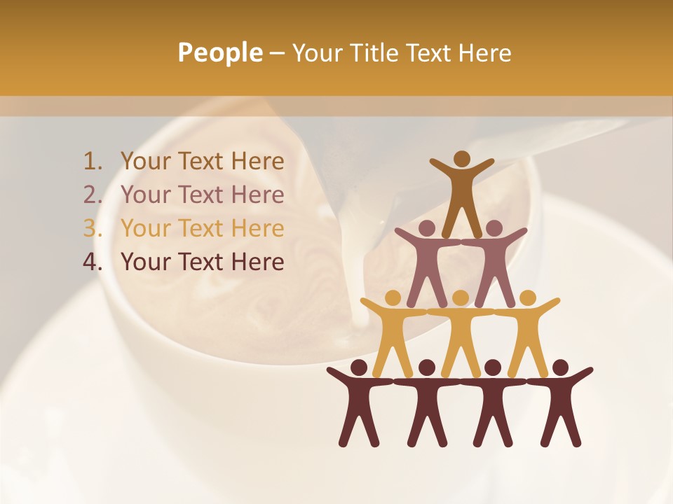 Cafe Dishware Refreshment PowerPoint Template