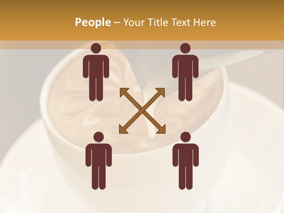 Cafe Dishware Refreshment PowerPoint Template