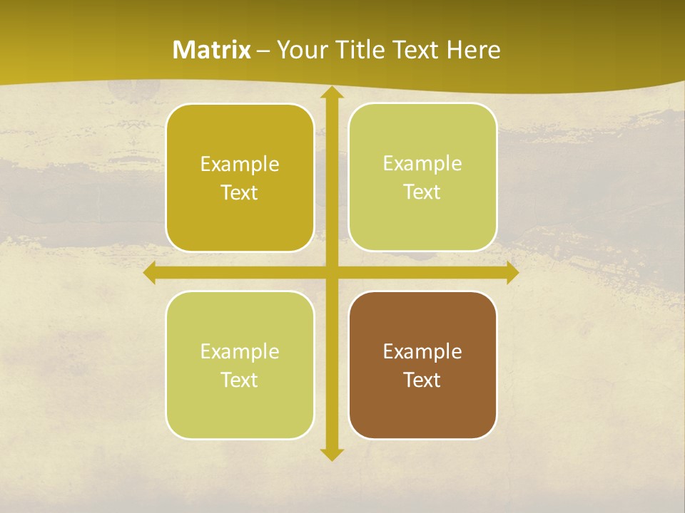 A Piece Of Parchment Paper With A Yellow Background PowerPoint Template