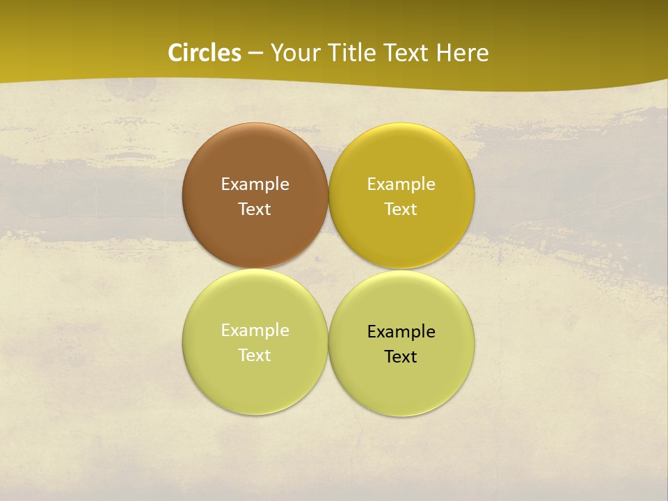 A Piece Of Parchment Paper With A Yellow Background PowerPoint Template