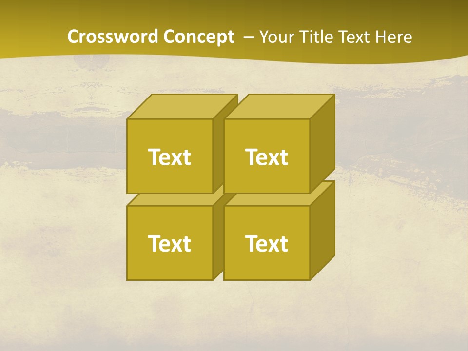 A Piece Of Parchment Paper With A Yellow Background PowerPoint Template