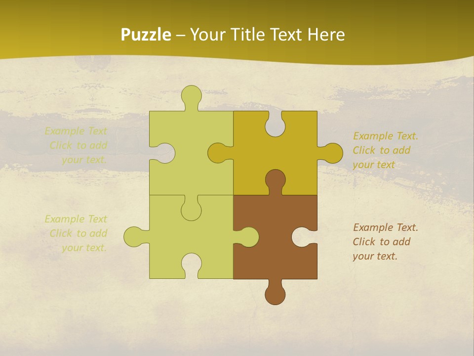 A Piece Of Parchment Paper With A Yellow Background PowerPoint Template