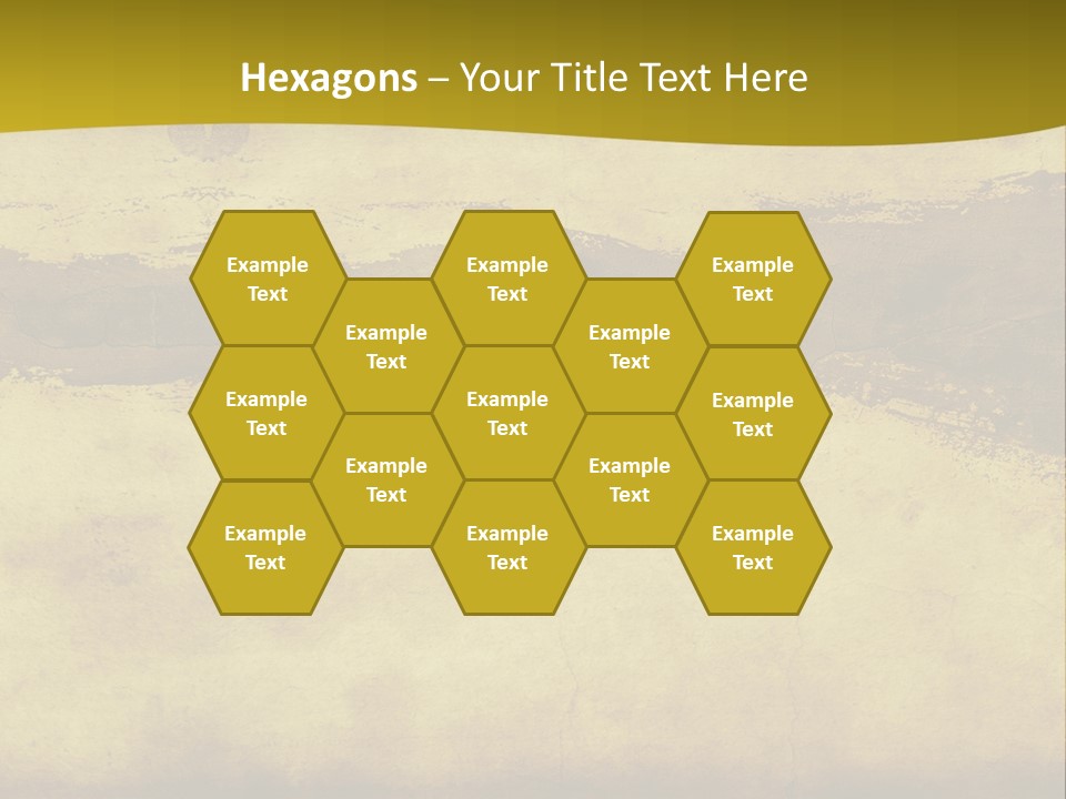 A Piece Of Parchment Paper With A Yellow Background PowerPoint Template