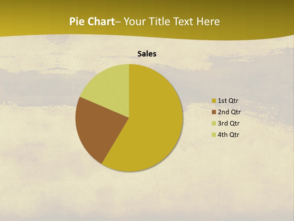 A Piece Of Parchment Paper With A Yellow Background PowerPoint Template