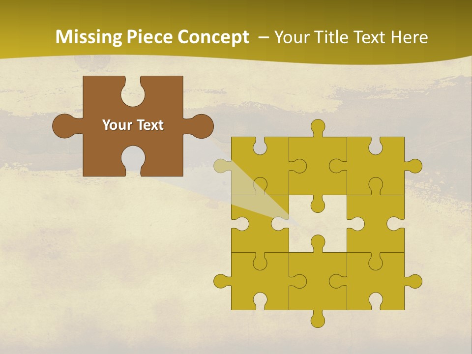 A Piece Of Parchment Paper With A Yellow Background PowerPoint Template