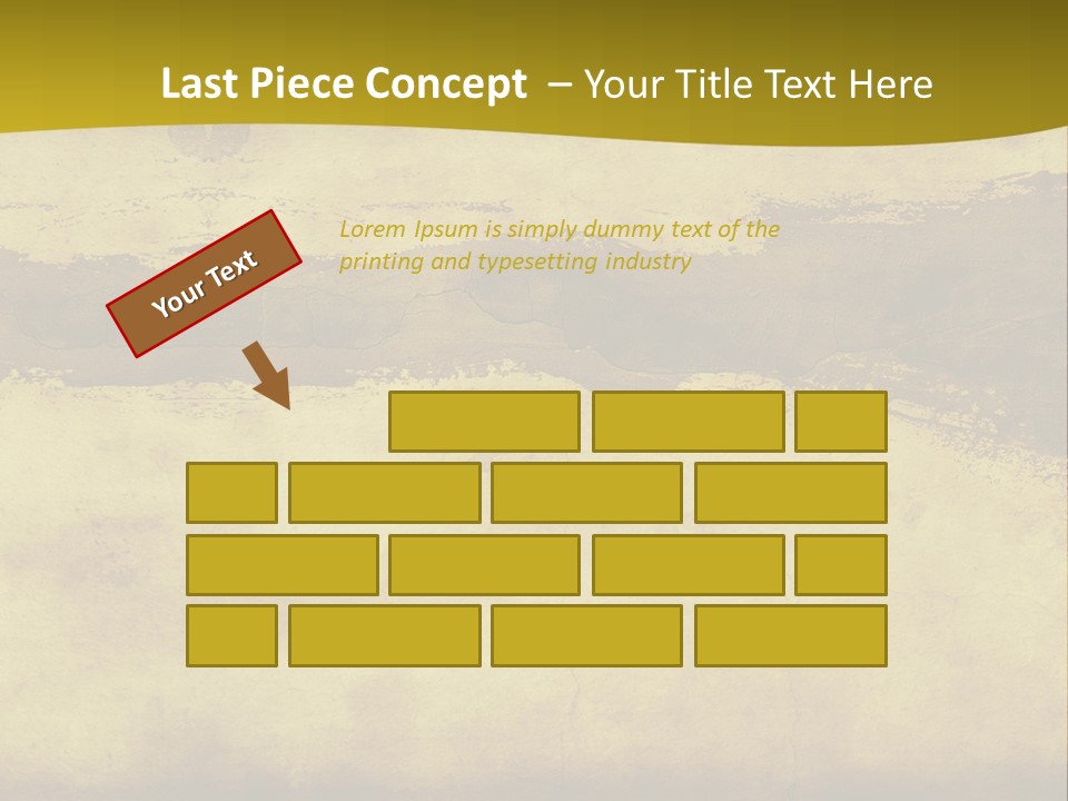 A Piece Of Parchment Paper With A Yellow Background PowerPoint Template