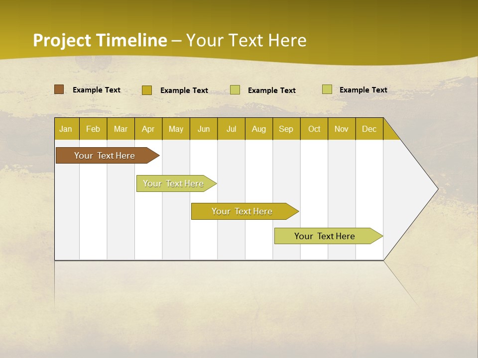 A Piece Of Parchment Paper With A Yellow Background PowerPoint Template