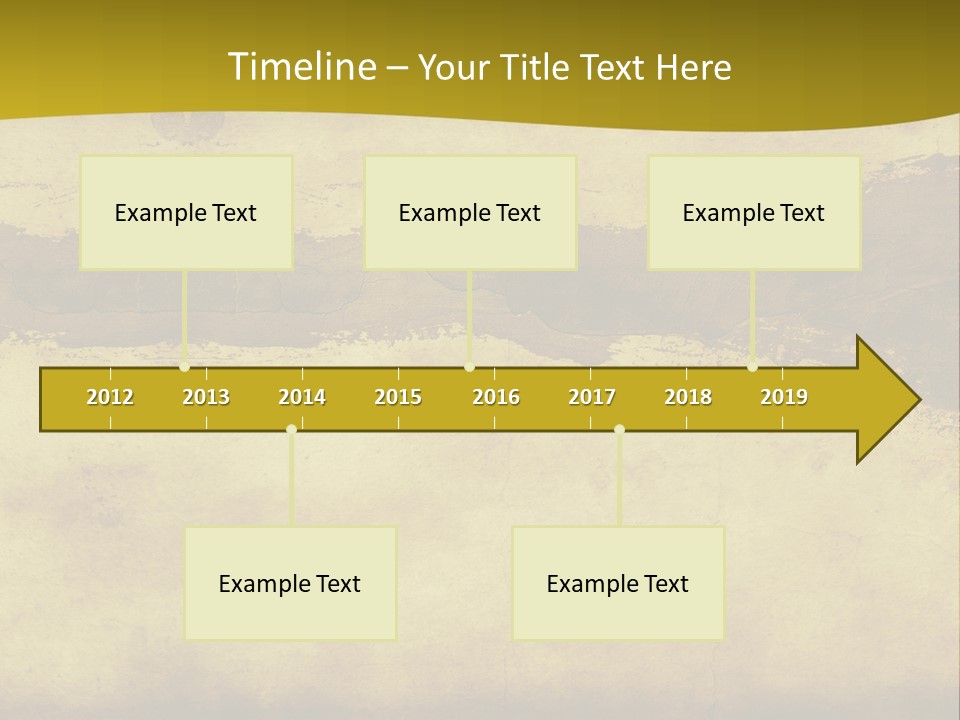 A Piece Of Parchment Paper With A Yellow Background PowerPoint Template