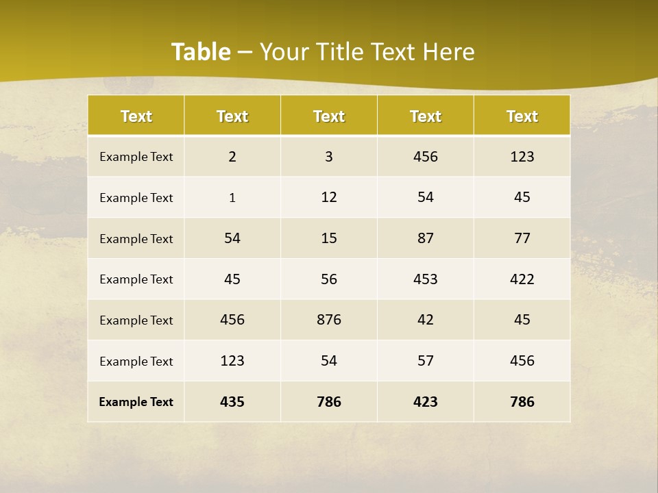 A Piece Of Parchment Paper With A Yellow Background PowerPoint Template