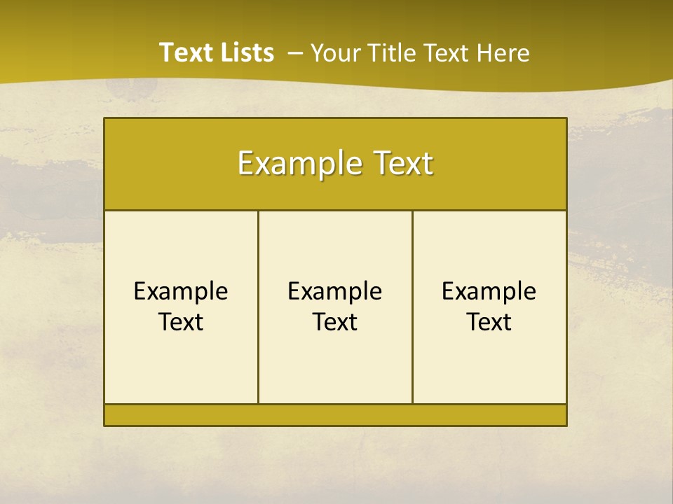 A Piece Of Parchment Paper With A Yellow Background PowerPoint Template
