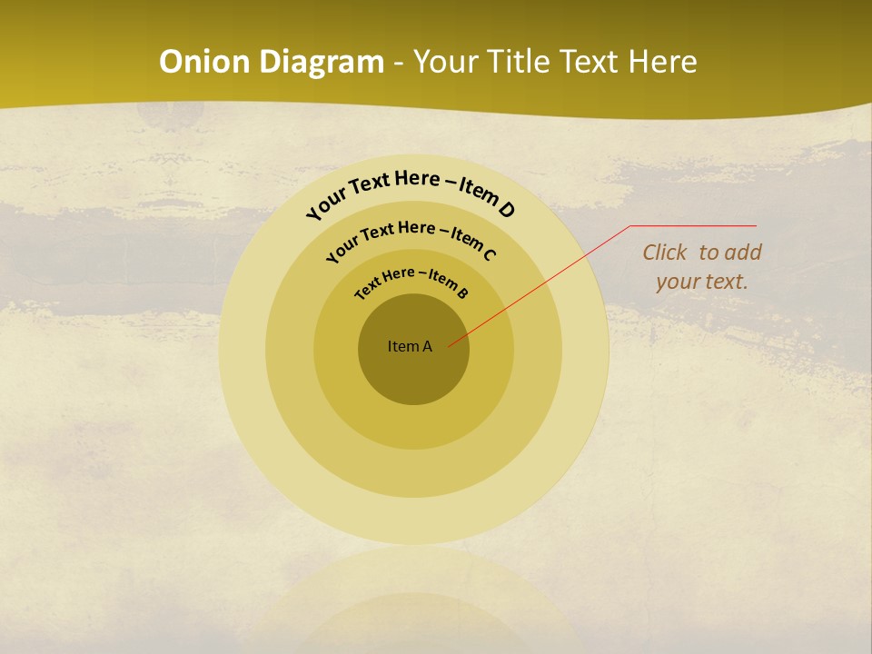 A Piece Of Parchment Paper With A Yellow Background PowerPoint Template