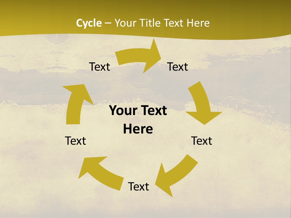 A Piece Of Parchment Paper With A Yellow Background PowerPoint Template