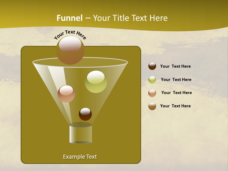 A Piece Of Parchment Paper With A Yellow Background PowerPoint Template