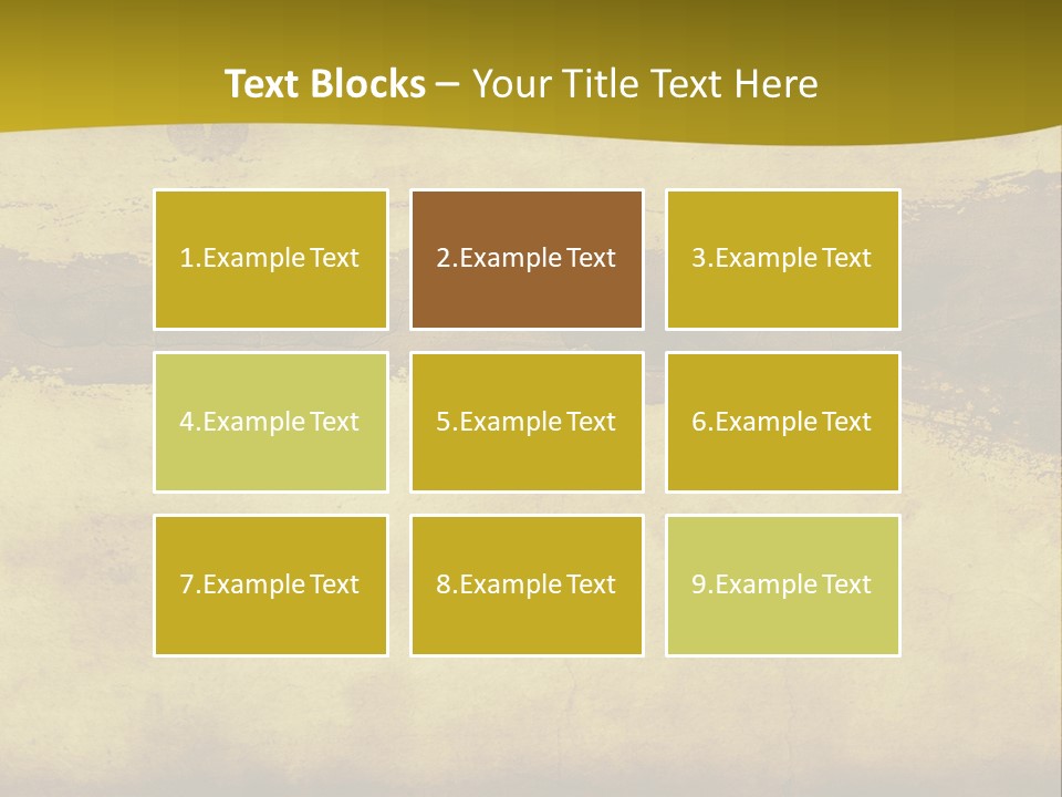 A Piece Of Parchment Paper With A Yellow Background PowerPoint Template