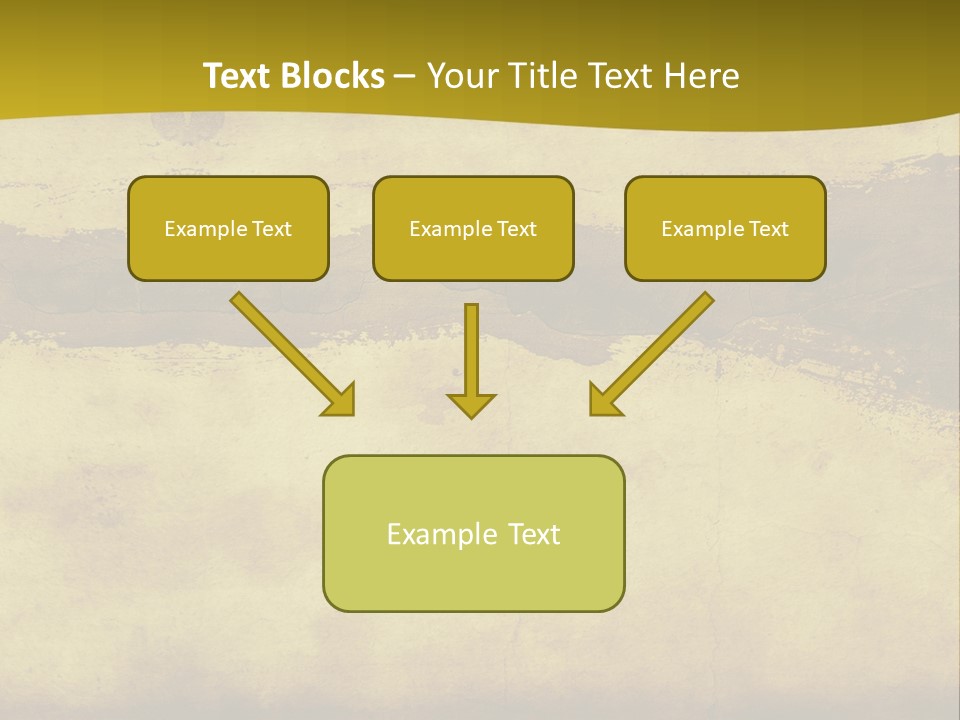 A Piece Of Parchment Paper With A Yellow Background PowerPoint Template