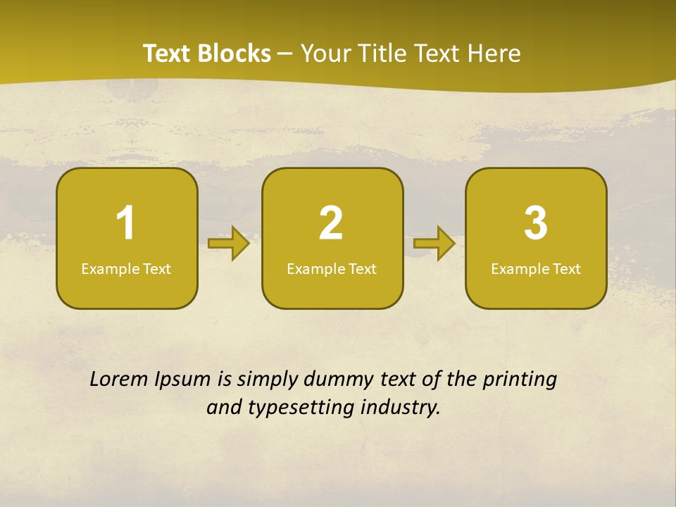 A Piece Of Parchment Paper With A Yellow Background PowerPoint Template