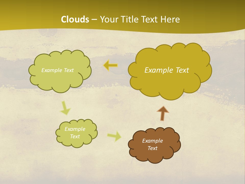 A Piece Of Parchment Paper With A Yellow Background PowerPoint Template