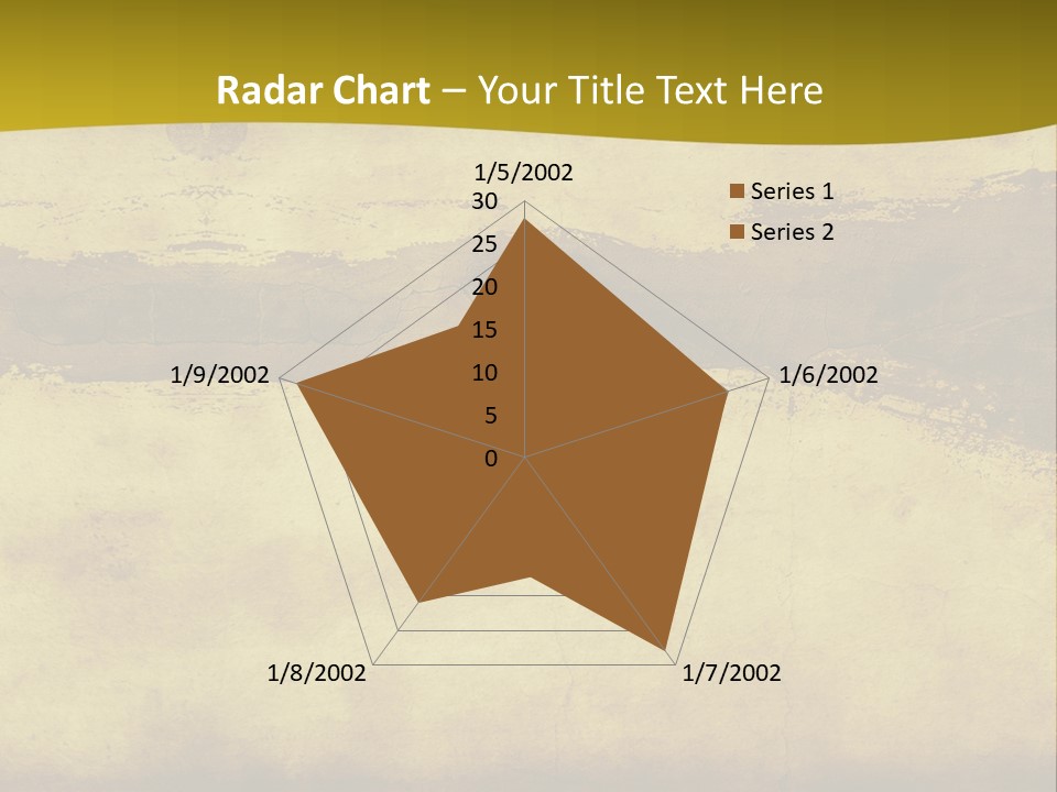 A Piece Of Parchment Paper With A Yellow Background PowerPoint Template