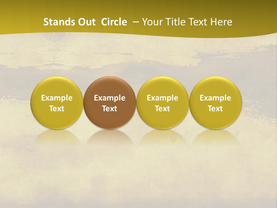 A Piece Of Parchment Paper With A Yellow Background PowerPoint Template