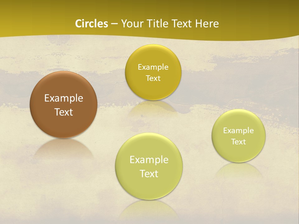 A Piece Of Parchment Paper With A Yellow Background PowerPoint Template