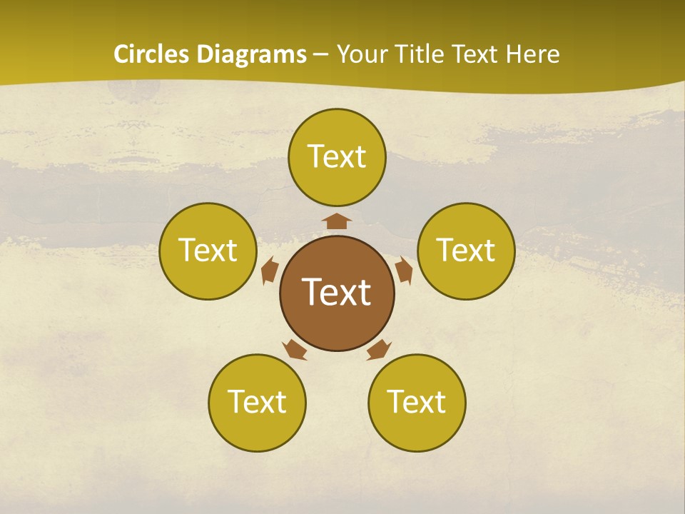 A Piece Of Parchment Paper With A Yellow Background PowerPoint Template