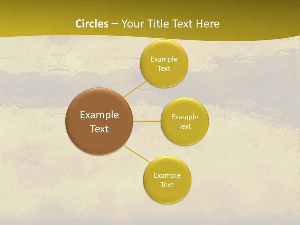 A Piece Of Parchment Paper With A Yellow Background PowerPoint Template