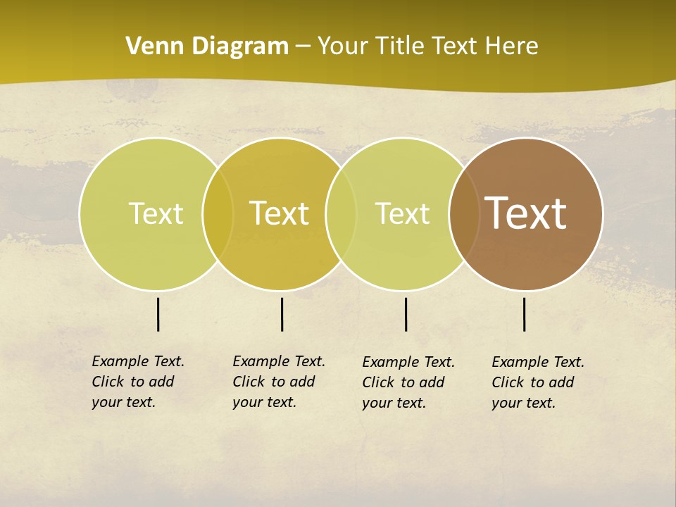 A Piece Of Parchment Paper With A Yellow Background PowerPoint Template