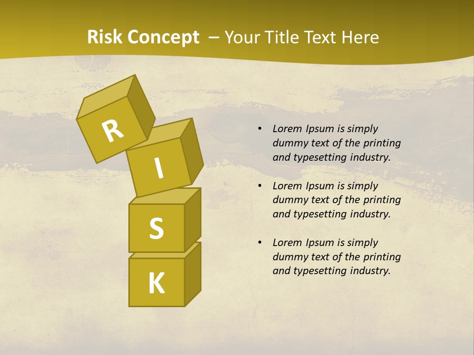 A Piece Of Parchment Paper With A Yellow Background PowerPoint Template
