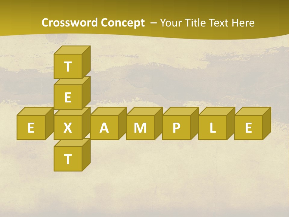 A Piece Of Parchment Paper With A Yellow Background PowerPoint Template