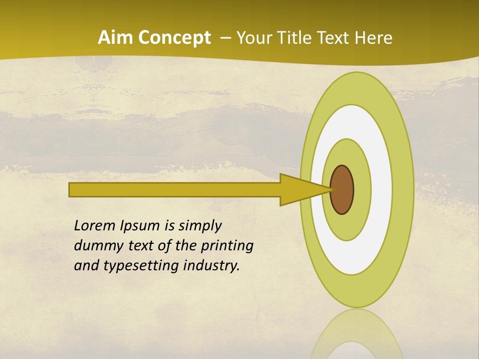 A Piece Of Parchment Paper With A Yellow Background PowerPoint Template