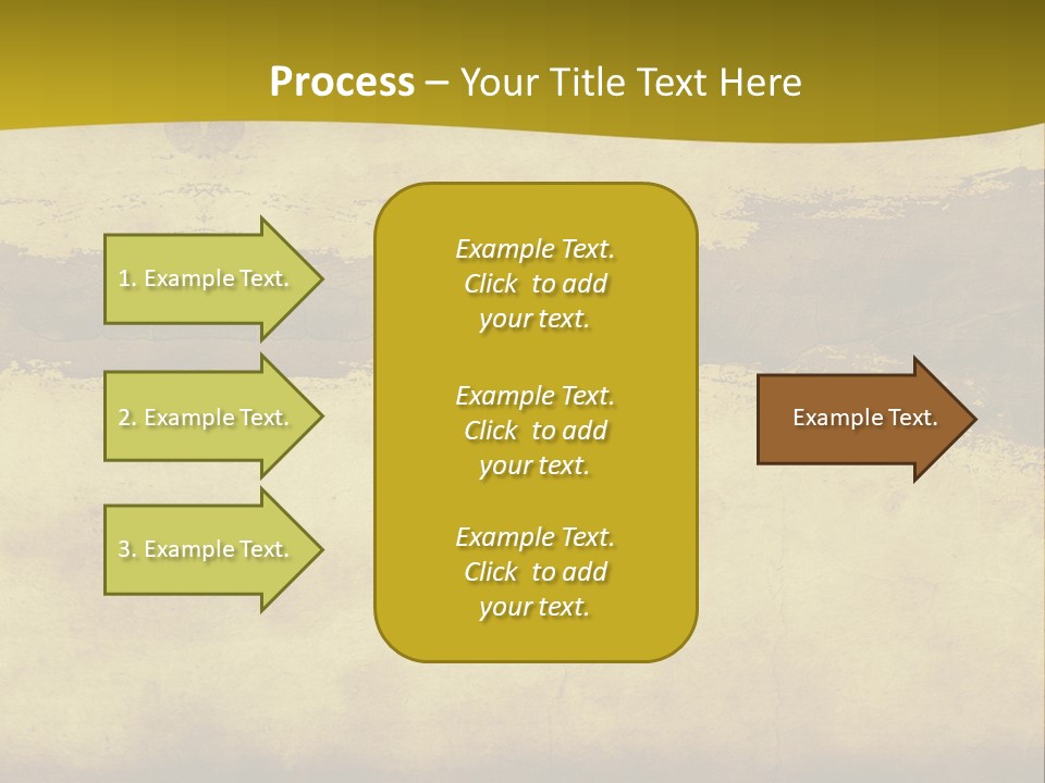 A Piece Of Parchment Paper With A Yellow Background PowerPoint Template