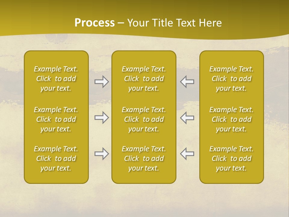 A Piece Of Parchment Paper With A Yellow Background PowerPoint Template