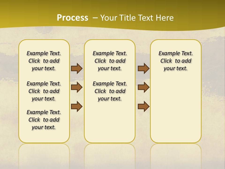 A Piece Of Parchment Paper With A Yellow Background PowerPoint Template