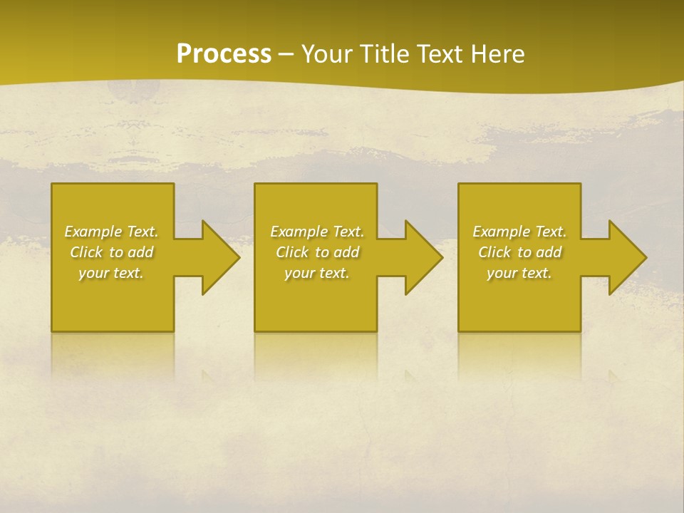 A Piece Of Parchment Paper With A Yellow Background PowerPoint Template