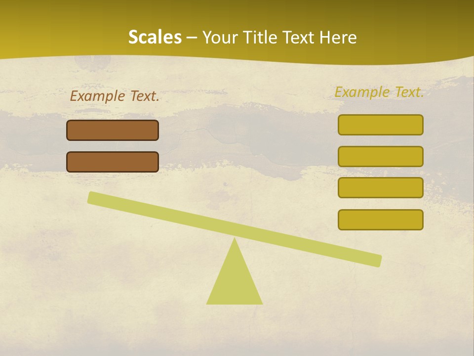 A Piece Of Parchment Paper With A Yellow Background PowerPoint Template