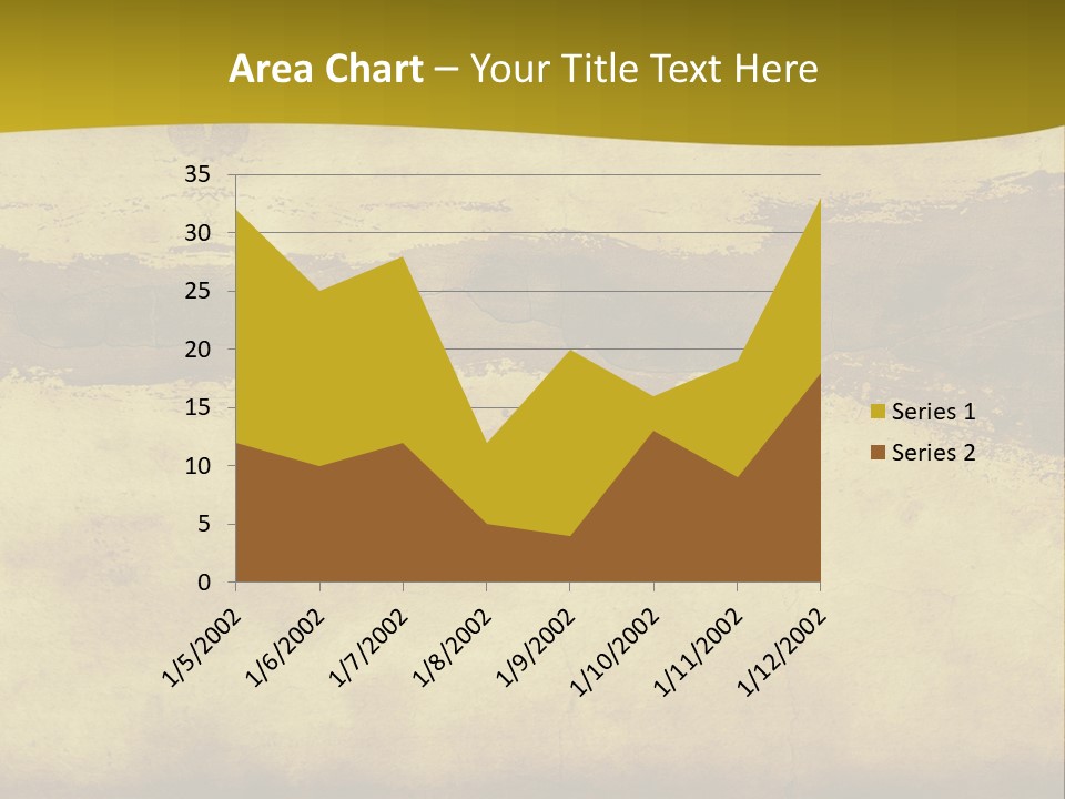 A Piece Of Parchment Paper With A Yellow Background PowerPoint Template