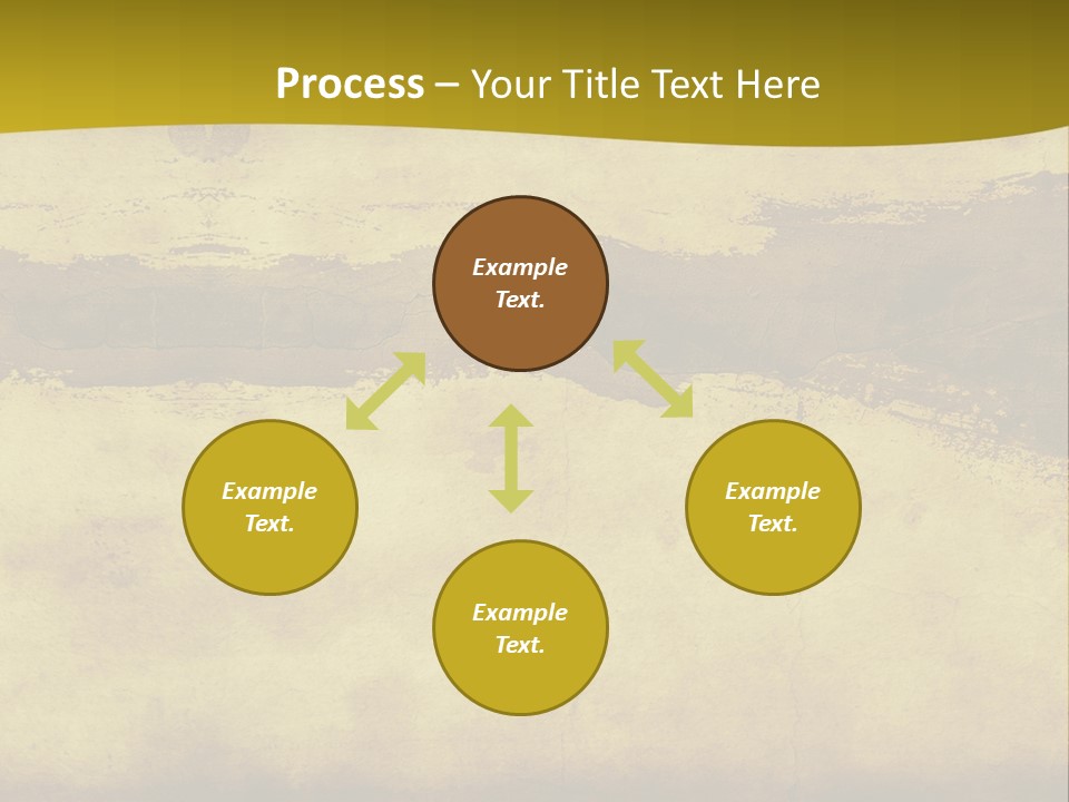 A Piece Of Parchment Paper With A Yellow Background PowerPoint Template