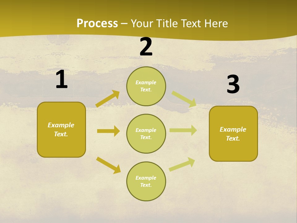A Piece Of Parchment Paper With A Yellow Background PowerPoint Template